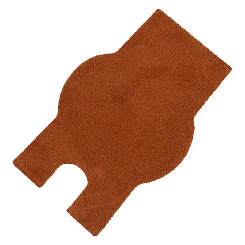 Cowhide Erhu Non-Slip Mat Cowhide Brown Guitar Anti-slip Mats Erhu Accessories With Adhesive Musical Instrument Accessory