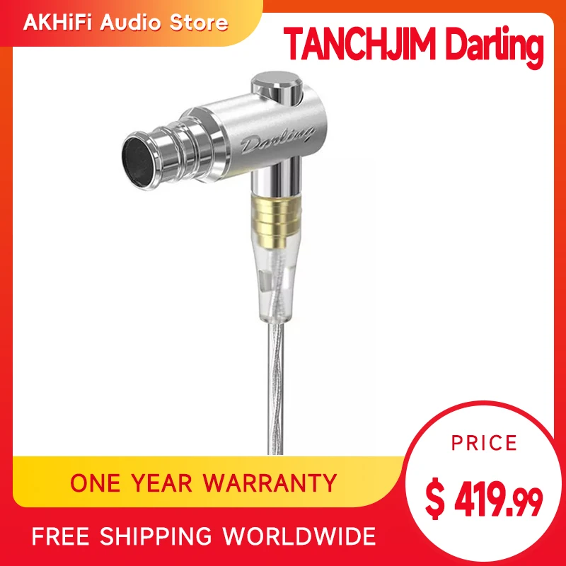 

TANCHJIM Darling 2BA+1DD Headphone 3D Printing Technology Monitor Audiophile Hifu Music In-Ear Earphone