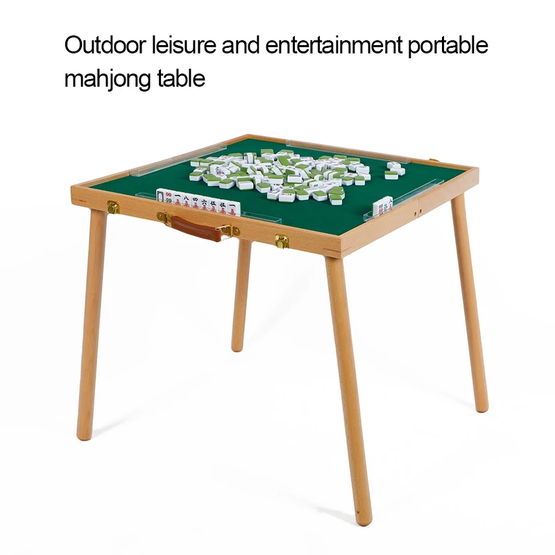 

Portable Foldable Outdoor Mahjong Table Camping Entertainment Leisure Table Can Accommodate Outdoor Equipment And Play Mahjong