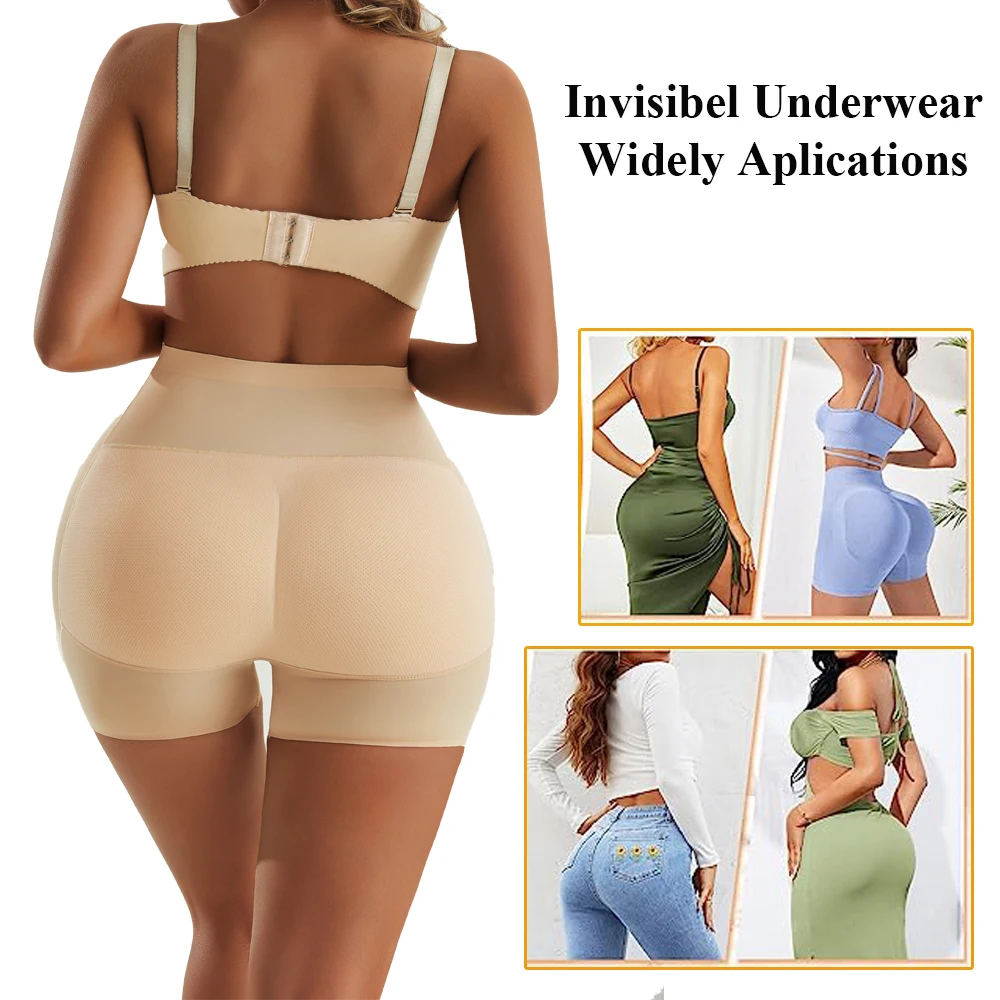 2 Pieces Butt Pad Underwear Seamless Waist Trainer Enhancer Body Shaper Panties Mainland China Hip Shapewear Tummy Control