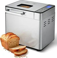 Bread Maker Machine 13 Program 2LB Bread Maker, Bread Machine with 3 Loaf Sizes and 3 Crust Colors, Breadmaker with Fruit & Nut 1