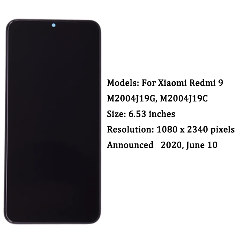 Bloc écran IPS LCD neuf d'origine pour Xiaomi Redmi 9A Bricophone Bloc écran IPS LCD neuf d'origine pour Xiaomi Redmi 9A Bricophone
