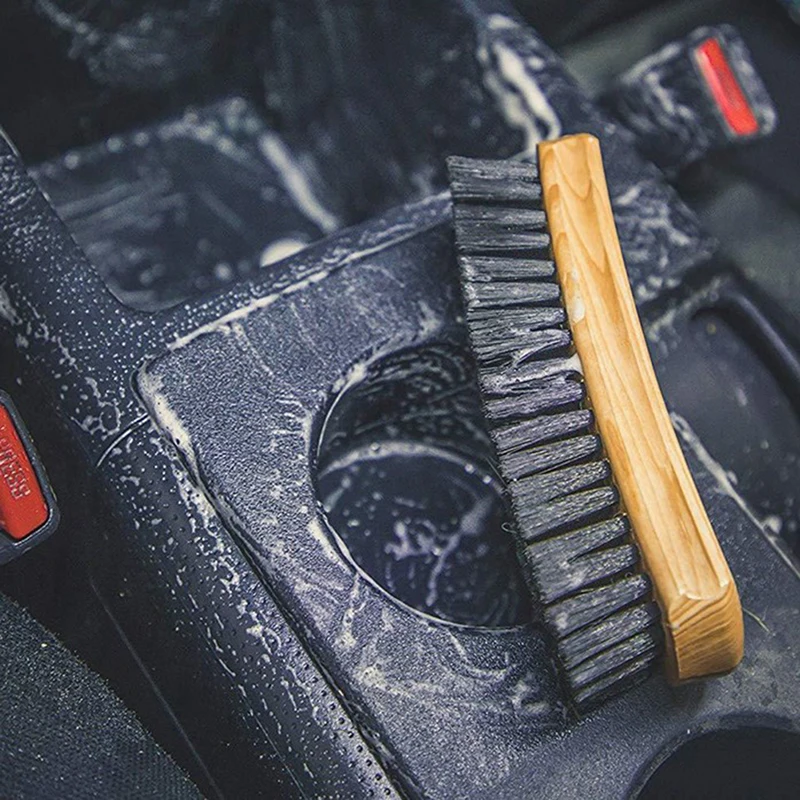 Car Wash Horsehair Brush Detailing Tools for Auto Cleaning Clean Detail