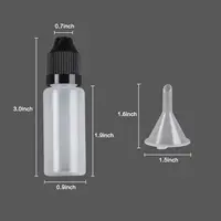 Compte-Gouttes AfricSqueeze PE à Pointe Fine de 15ml, Petit Château Essentiel, Gouttes pour les Yeux, Saline, 10 Pièces 2