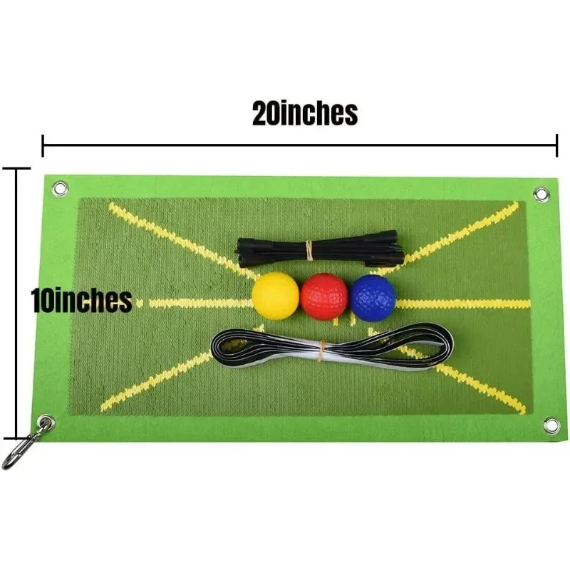 Golf Training Beginners Accessories for Swing Detection Batting Ball Directional Path Pads Practice Pads Tool Training Aids Mat 5