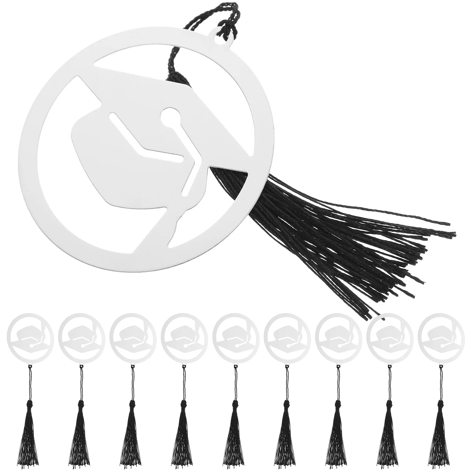 

10 Pcs Doctor Hat Bookmark Bookmarks Decorative Marker Doctor's Metal for Teacher's Day Markers Classroom Graduation Student