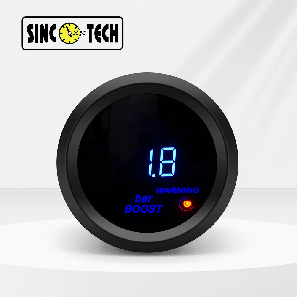 52Mm Sincotech 611 Series Led Boost Gauge Bar Misuratore Dell'Automobile Con Sensore