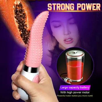 Tongue Vibrator Sex Toys For Women Pussy Licking G Spot Nipples Stimulator Vagina Clitoris Masturbator Dildo Vibrators For Adult 5