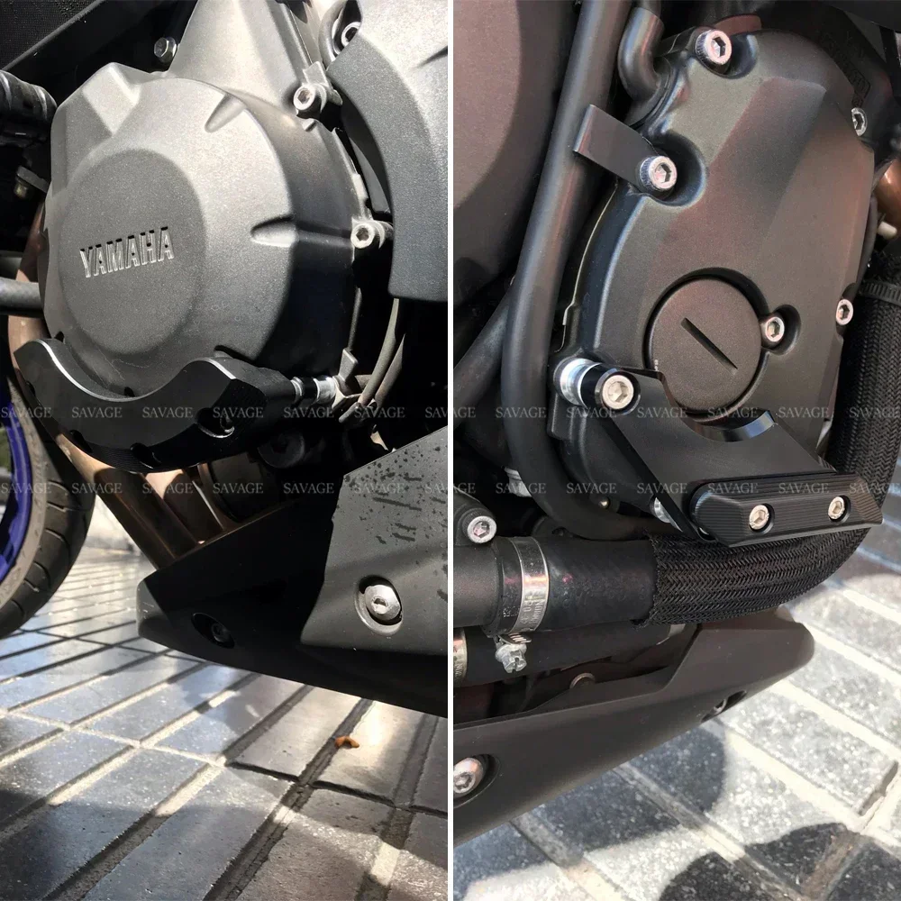 Engine Case Guard For YAMAHA XJ6N XJ6 Diversion FZ6R FZ6 N/S S2 2009- Engine Crankcase Oil Pump Guard Cover Slider Protector motorcycle engine cover engine cover protector engine guard