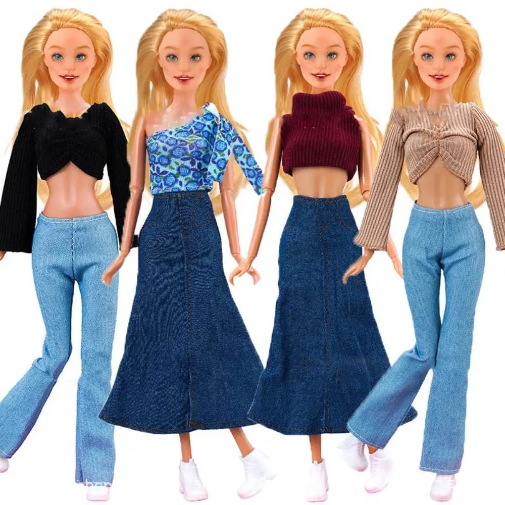 

Модное пальто для куклы 11,5 ", Новая повседневная одежда, аксессуары «сделай сам», Одежда для куклы принцессы, разные стили, искусственная одежда, 30 см, кукла