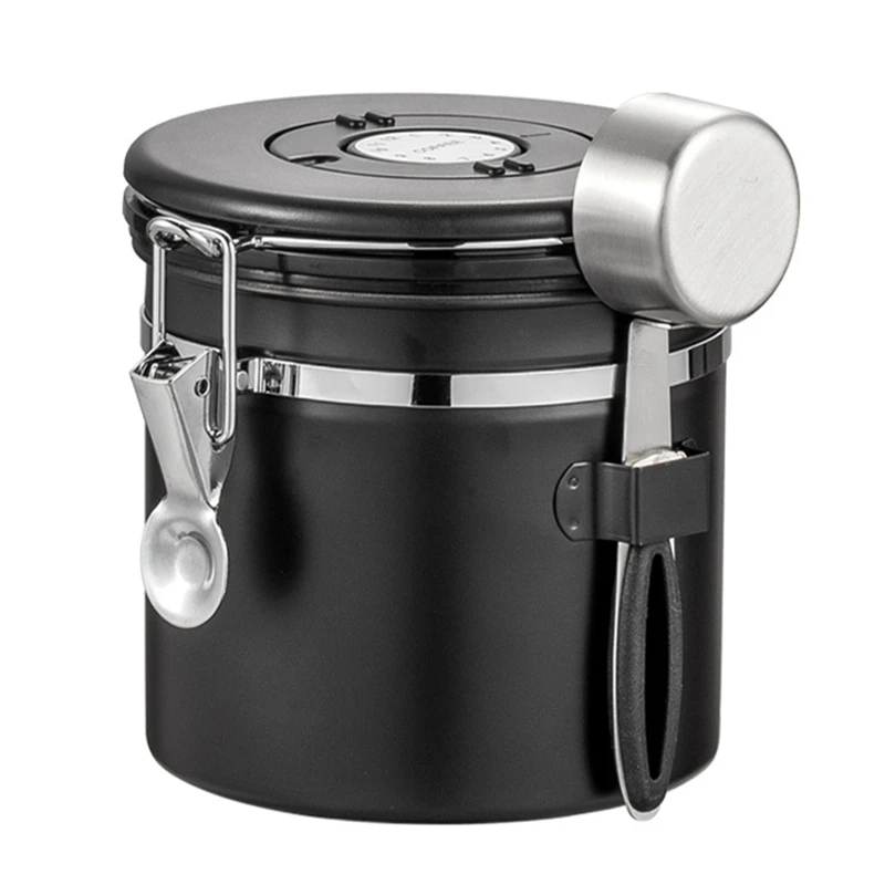 

Кухонный герметичный органайзер для хранения кофейных зерен, контейнер, контейнер для пищевой упаковки, контейнер для хранения свежих дышащих банок