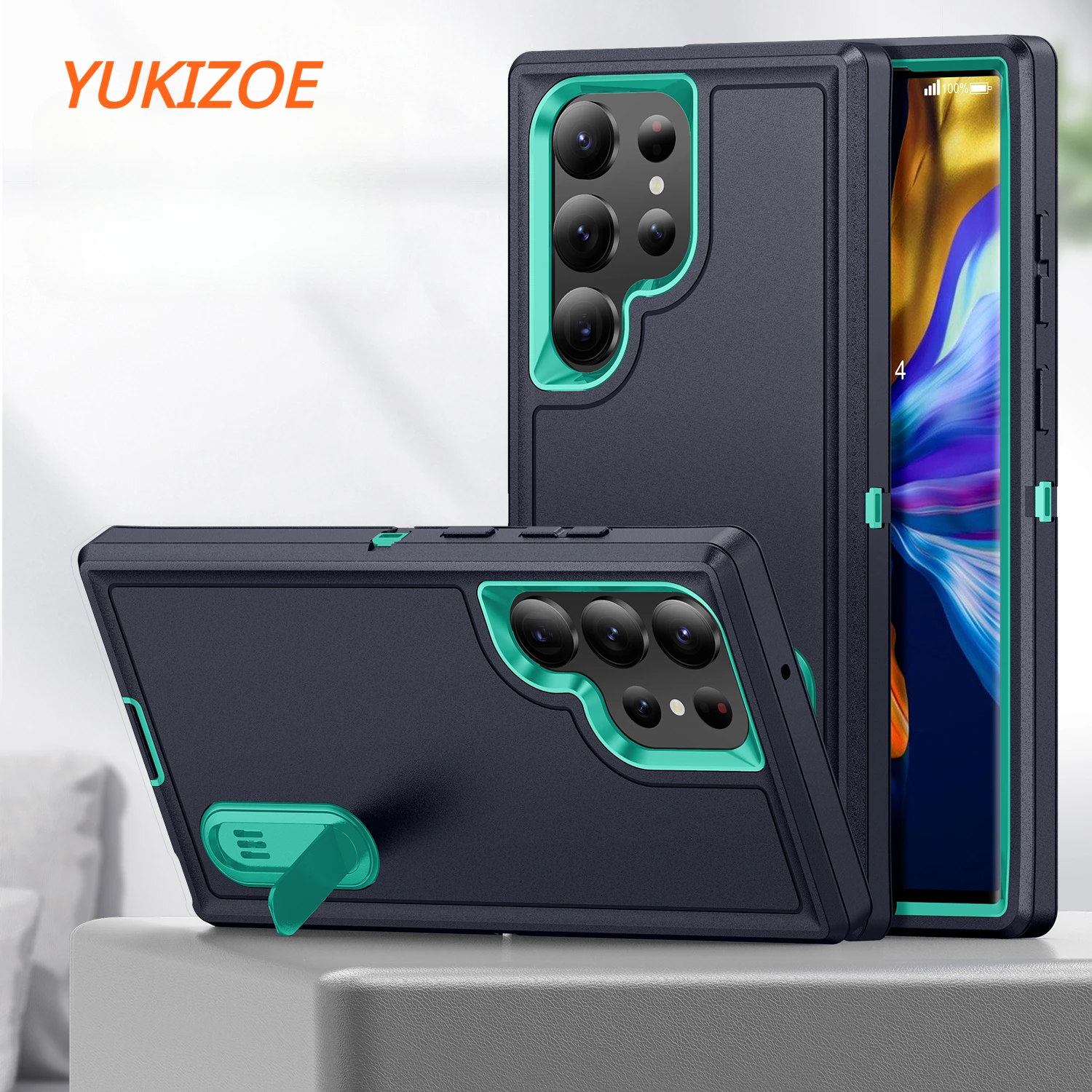 Enhanced Dual Layer Protective Phone Case - Sleek and Durable Back Cover