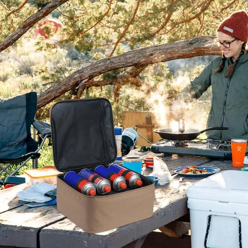 Outdoor Stove Carry Bag Camping Stove Storage Bag Portable Burner Carrier Camp Oxford Cloth Storage Organizer