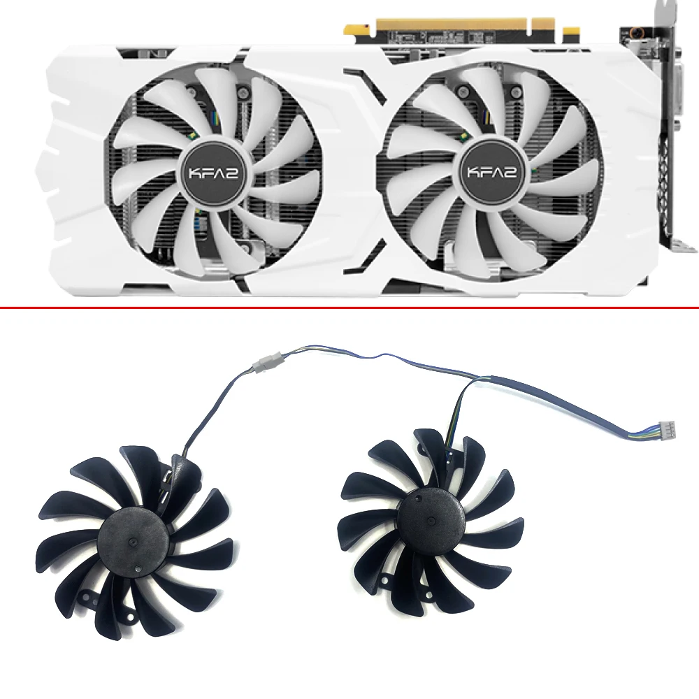 Ventola Di Raffreddamento Nuova 95Mm 4Pin Kfa2 Gtx 1070 Ti Ex-Snpr Ventola In Gpu Bianca Per Galaxy Gtx 1070 Ti Edizione Rossa Gtx 1070 Ex Edizione Ne