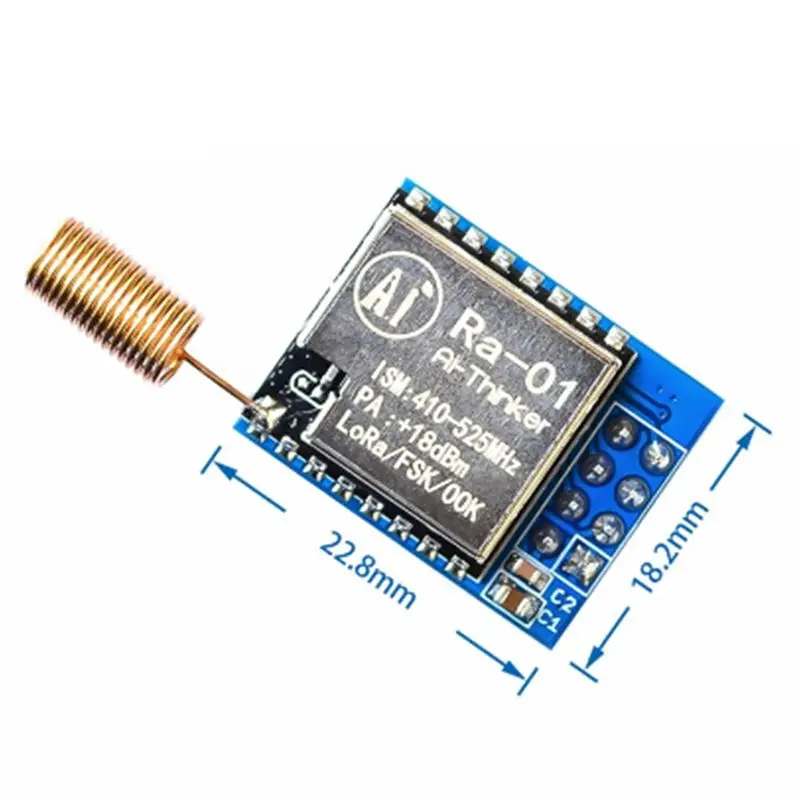 ABIJ-Ra-01 Lora SX1278 433M 무선 확산 스펙트럼 전송 모듈 가장 먼 거리 10KM 예비 부품