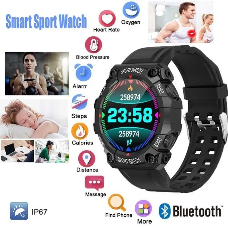 

Новые смарт-часы FD68S для мужчин и женщин, умные часы с Bluetooth, сенсорный смарт-браслет, фитнес-браслет, подключенные часы для IOS, Android