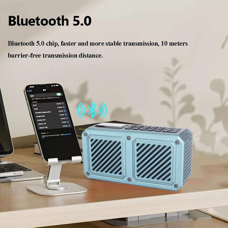 Portable Outdoor Bluetooth Speaker Ultra High Volume Stereo Sound Music Box Wireless MP3 Music Player Support TF Card USB AUX