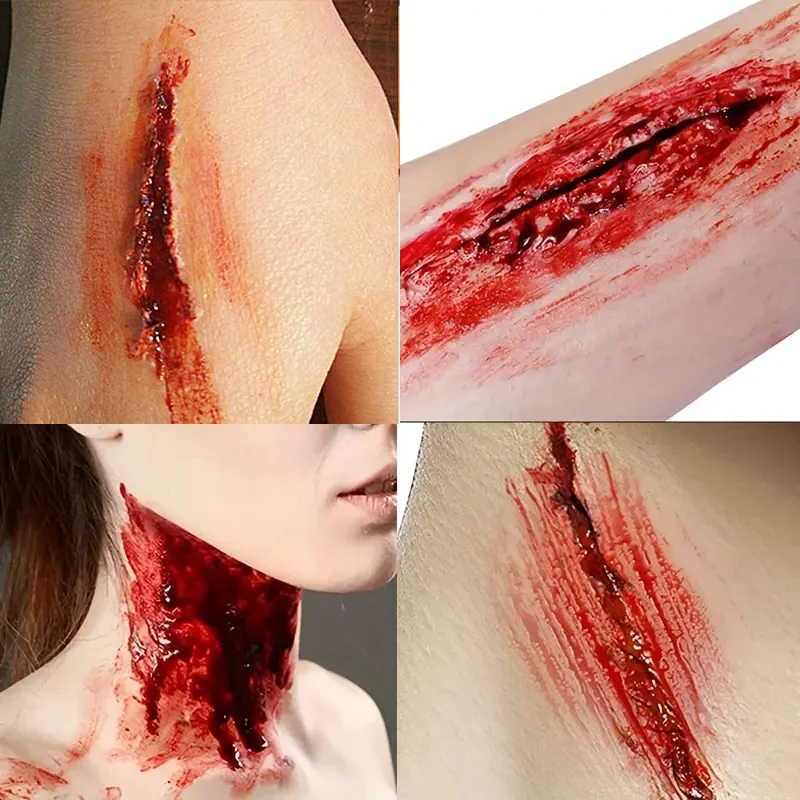 Scar Wax SFX Special Effects Makeup Wound Skin Makeup Halloween Fake Nose Stage Body Paint Fancy Fake Wax Body Face Painting 6