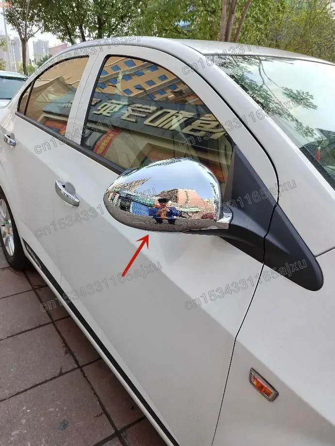 Accessori auto per Chevrolet AVEO 2011-2014 copertura specchietto retrovisore cromata ABS di alta qualità decorazione di protezione antigraffio - immagine 4