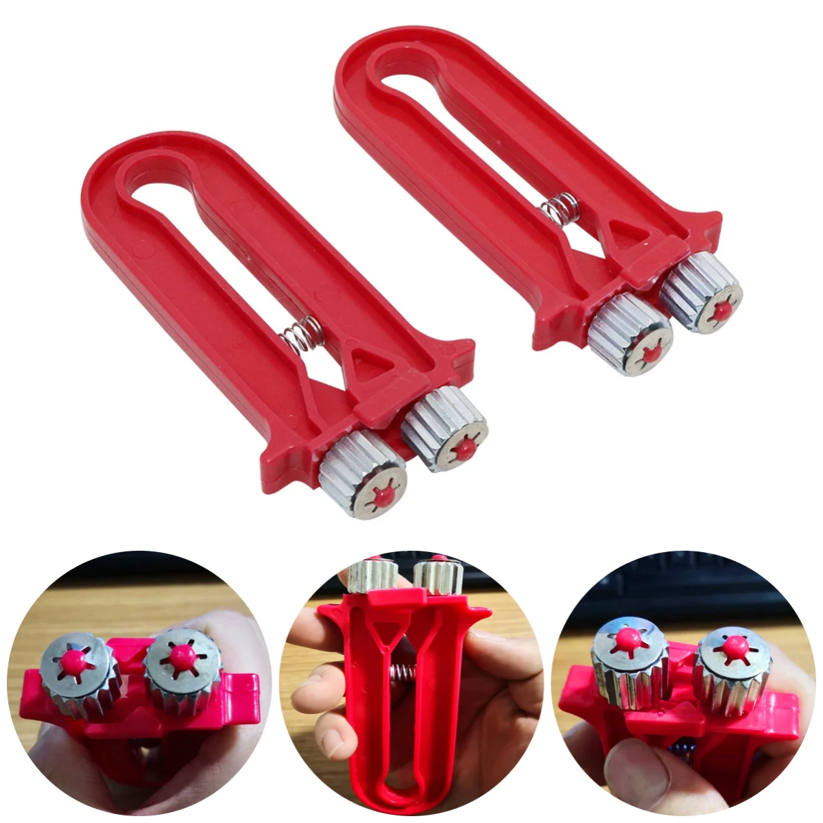 Nest Frame Iron Wire Tensioner Plastic Handle Wire Reel Beekeeping Tool No. 24 Beehive Steel Tensioner 1Pc