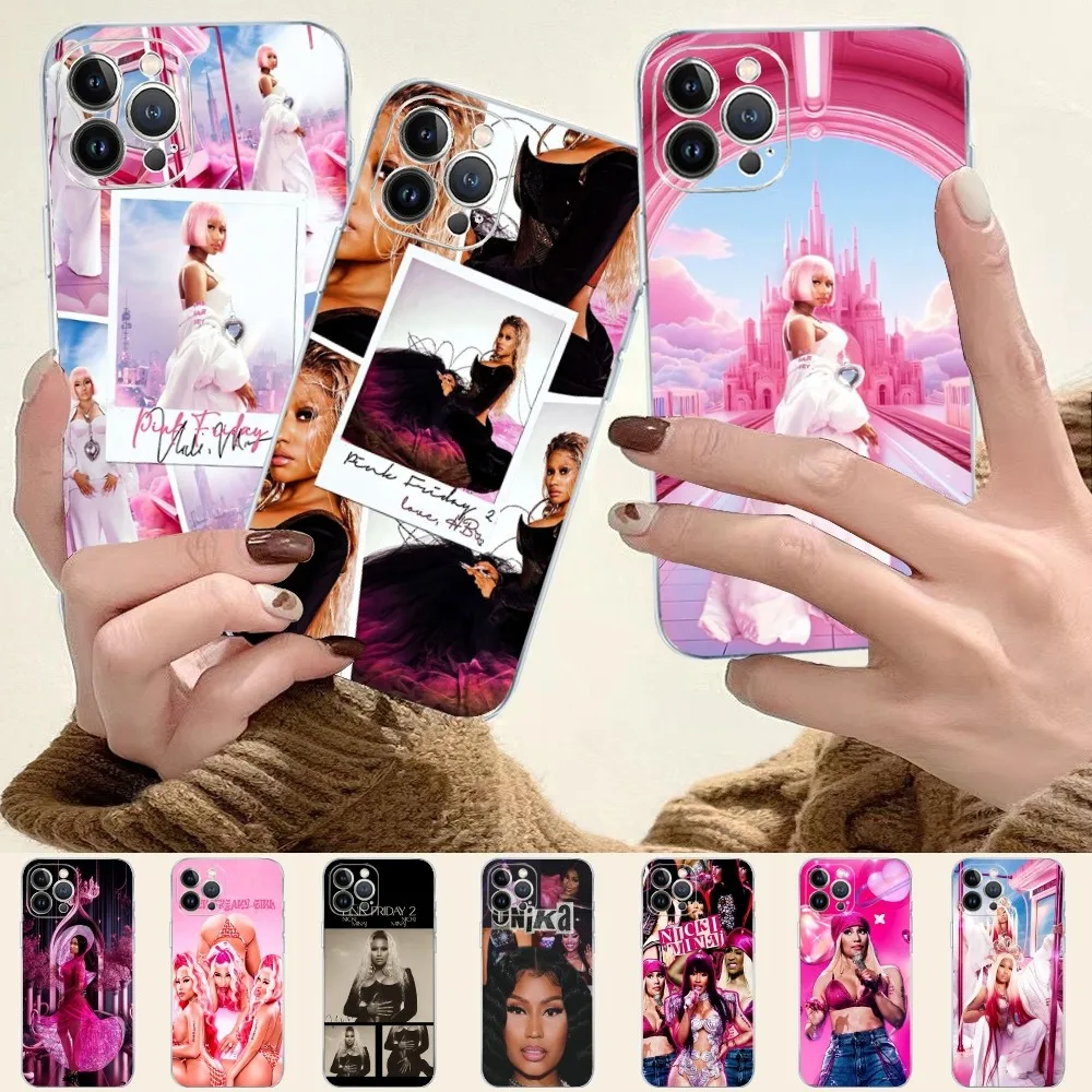 Nicki Minaj Rapper Pink Friday 2 Custodia Per Telefono Per Iphone 15 Xr X Xs Max 14 13 Pro Max 11 12 Mini 6 7 8 Plus Se 2020 Cover Di Stampa
