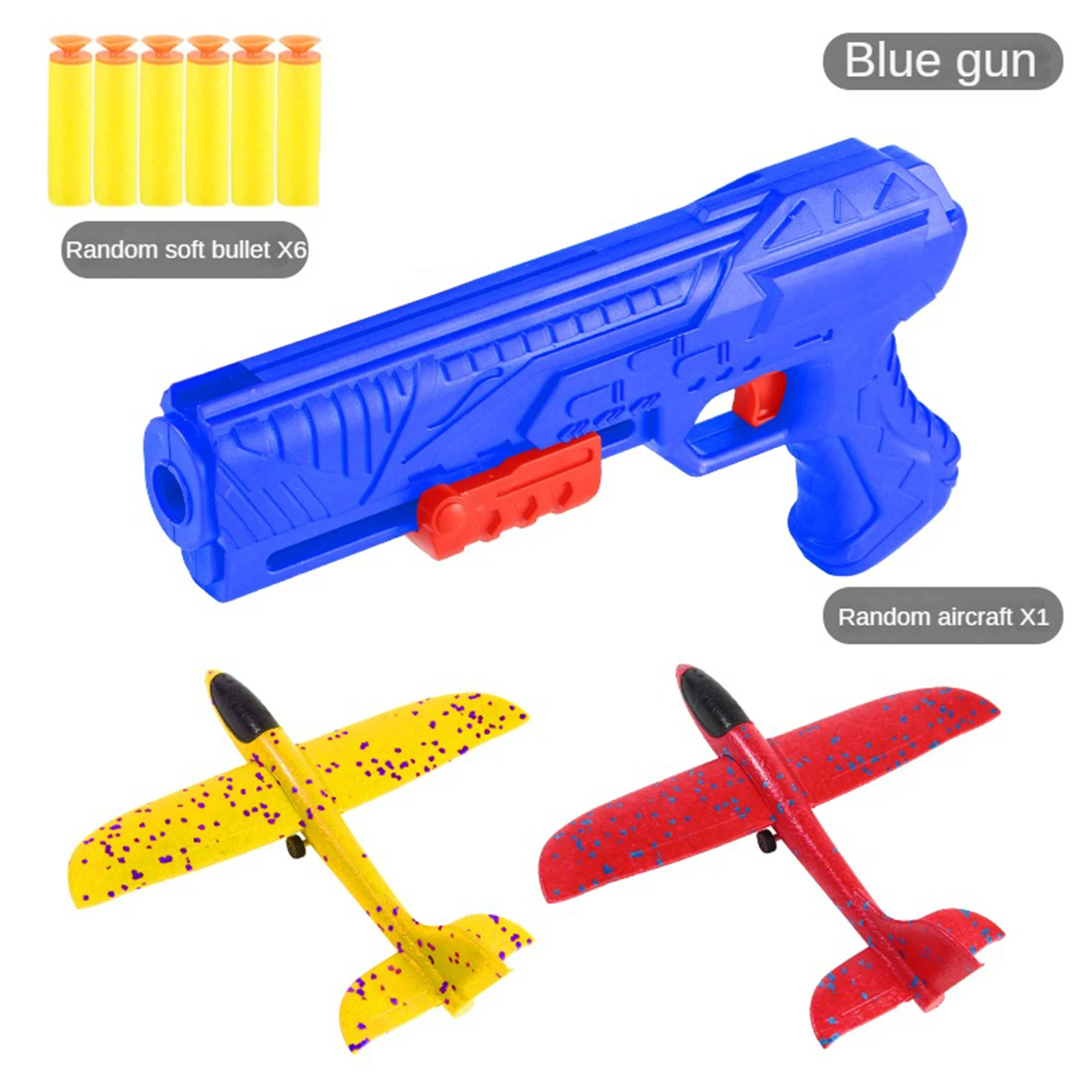 Funny Airplane Toys For Kids Plane Catapult Gun Shooting Game Birthday GifNew Airplane Launcher Bubble Catapult With Plane Toy 3