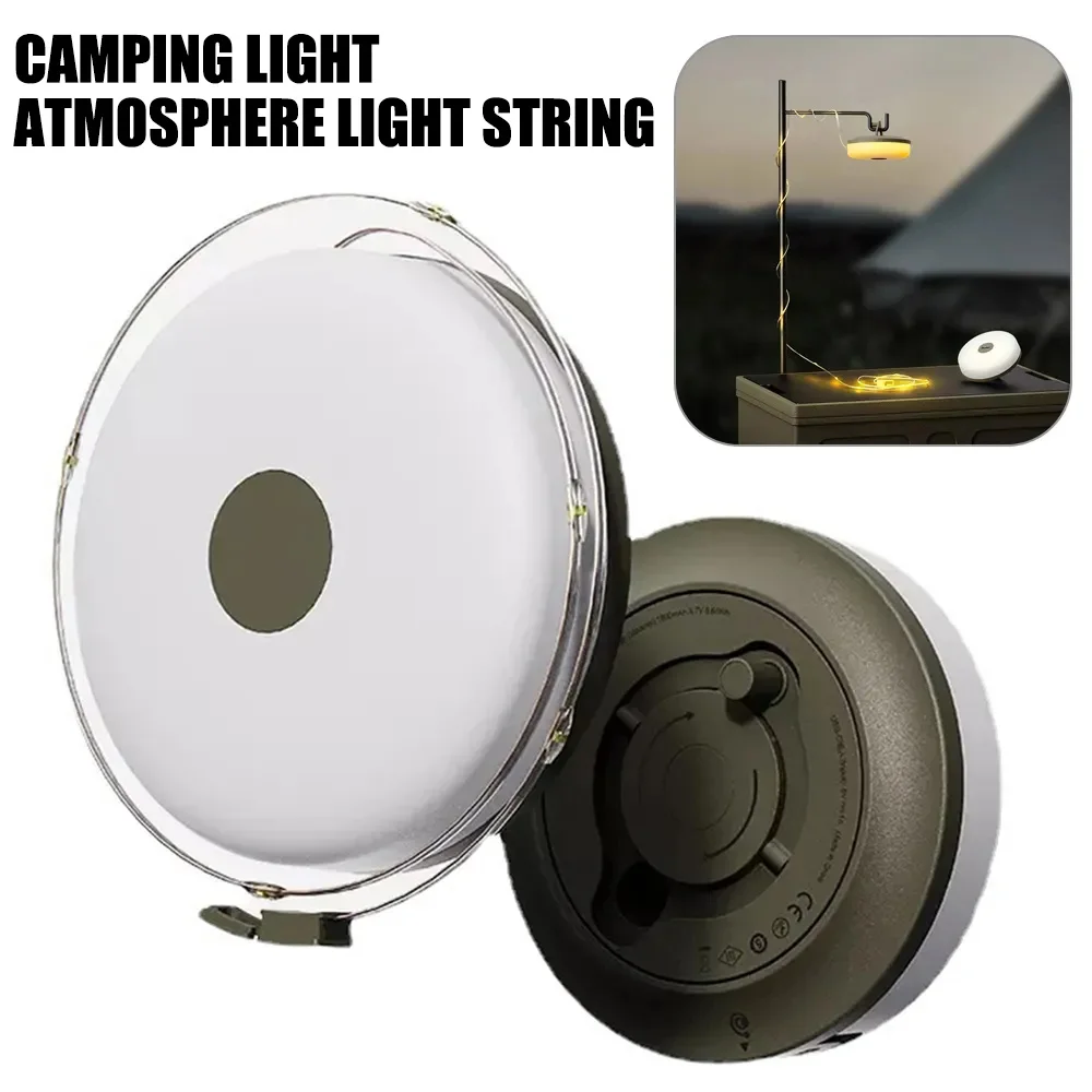 

10M LED Atmosphere Strip Camping Light USB Rechargeable Tent Lamp Waterproof Portable Lantern For Outdoor Garden Room Decoration