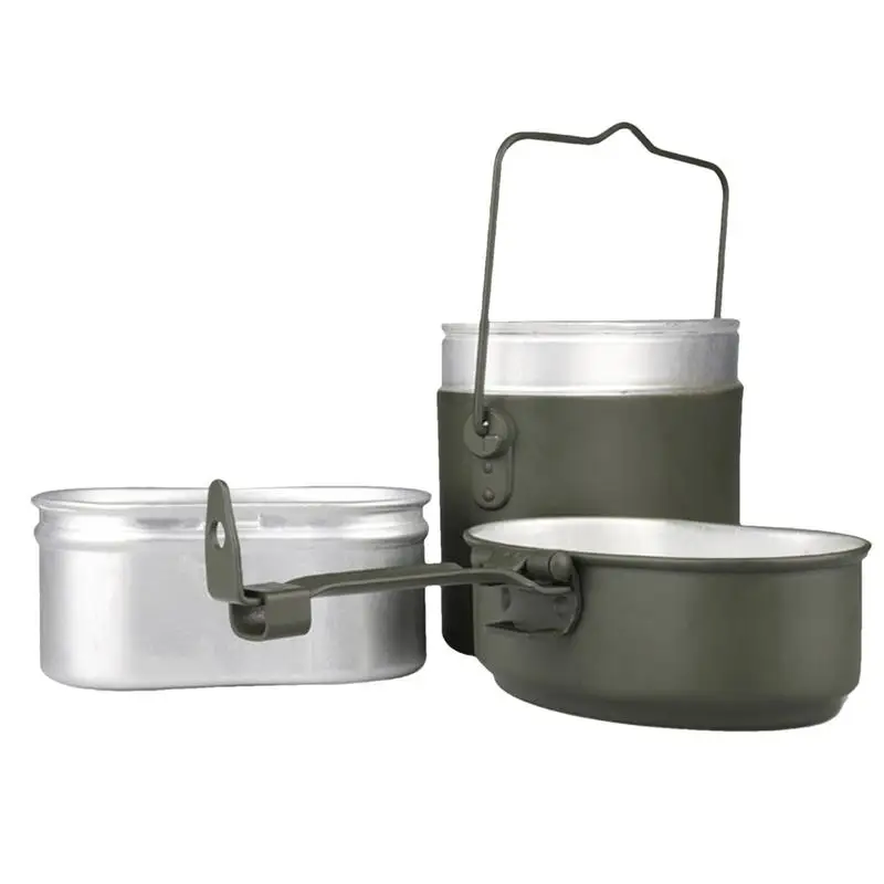 

Походный Ланч-бокс из алюминиевого сплава, большая емкость, миска для еды, посуда для пешего туризма и пикника, уличная дорожная чашка для воды, миска, Ланч-бокс