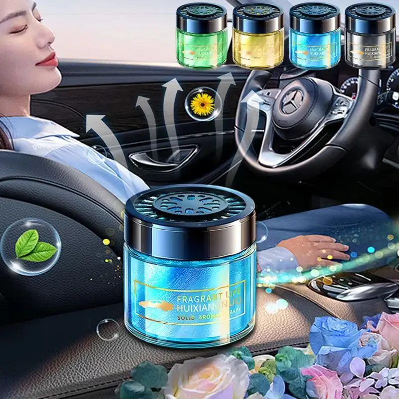 Car Aromatherapy Glitter Gel Smell Perfume Diffuser Lasting