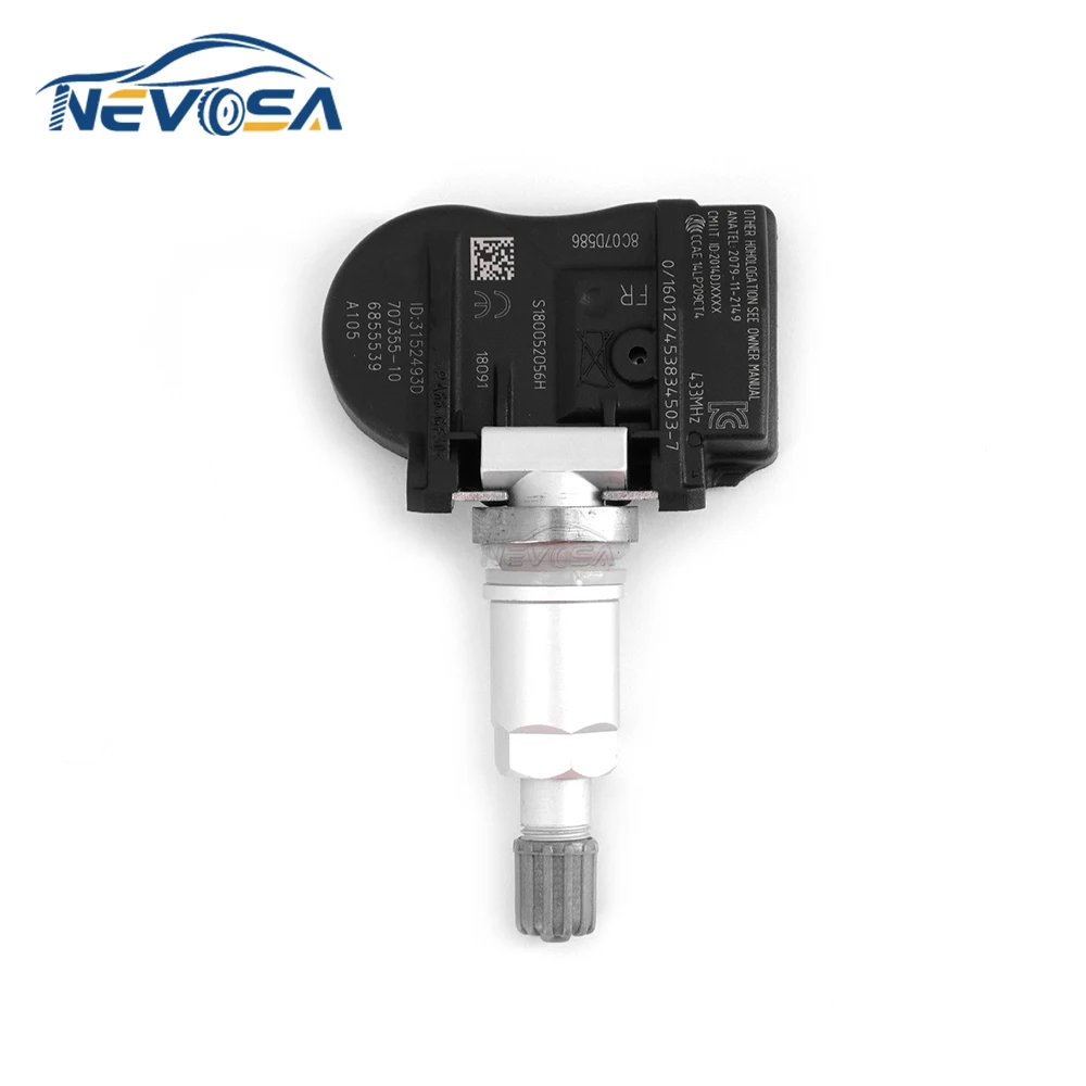 NEVOSA 6855539 TPMS , BMW 1 2 3 4 F45 F30 F32 F34 ø i3 i8 X1 X2 X5 X6 F15 F16 ̴ Ʈ F54 F56 R56 433Mhz