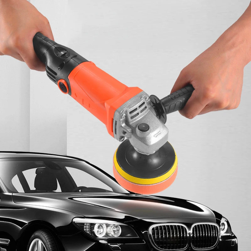 Car Electric Polisher 1200W 220V Adjustable Speed Waxing Machine Automobile Furniture Polishing Tool