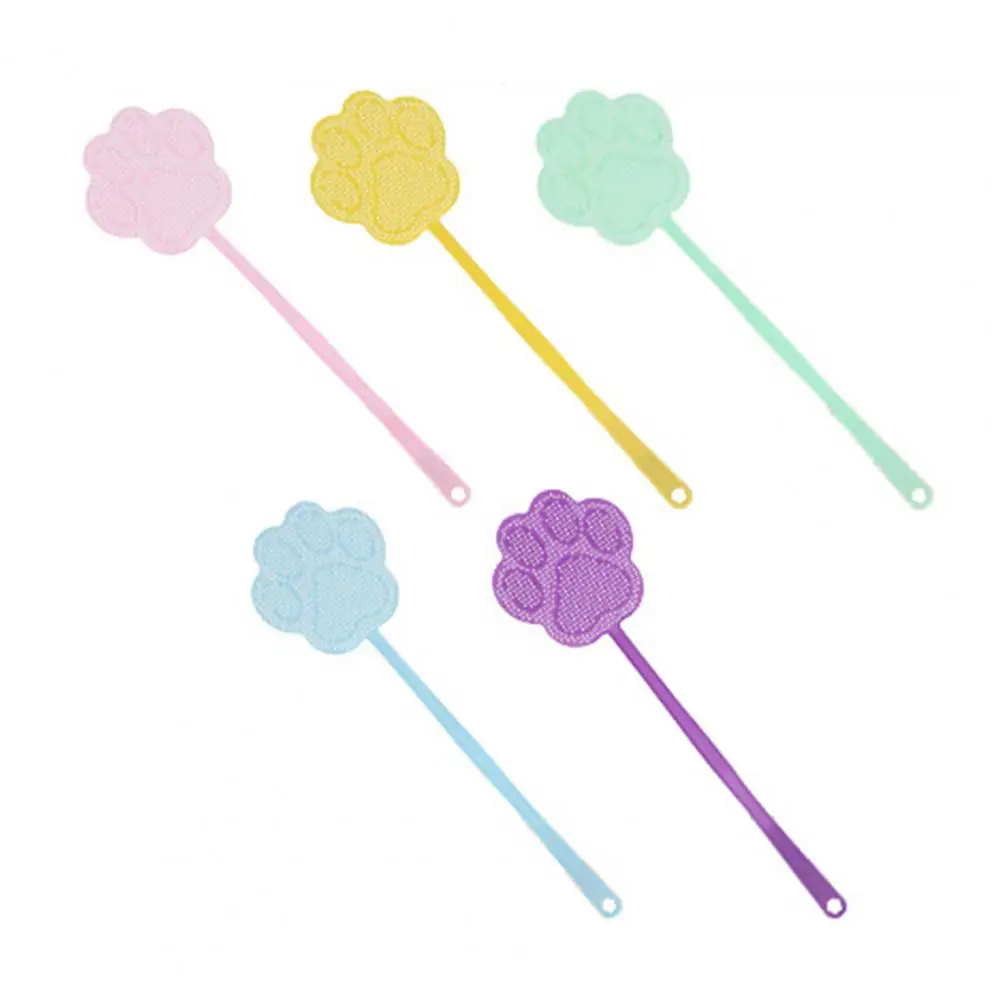 2Pcs Mosquito Swatter Cute Lightweight Multipurpose Hollow Design Creative Matamoscas Fly Swatter for Summer