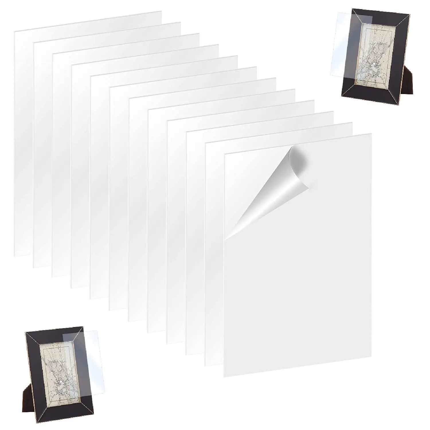 Acrylic Sheet Clear Cast Plexiglass Panel Transparent Plastic Board for Signs Display Crafts Projects