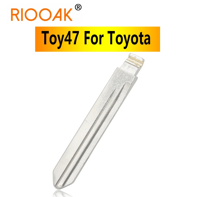 

10pcs/lot Key Blade Toy47 For Toyota Corolla Remote Control Flip Blade KD Remote Uncut Blade Blank for KEYDIY VVDI JMD Remote