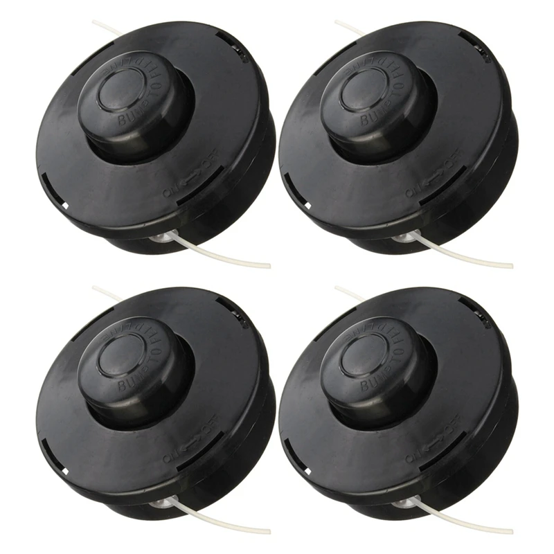 

4X Replacement Petrol Trimmer Head Strimmer Bump Feed Line Spool Brush Cutter Grass