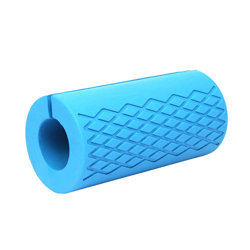 Barbell Dumbbell Grips Stress Relieve Dumbbell Handles Silicone Anti-slip Pad Thick Bar Handles Pull Up Weightlifting Grip 1Pc