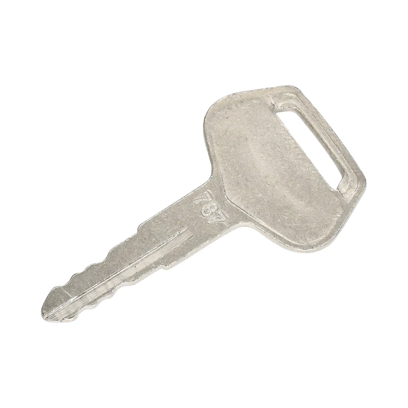 2Pcs Heavy Equipment Key 787 TR2611434 K2C166 Compatible with ​Komatsu Forklift Kalmar Dressta Sakai Forklift​