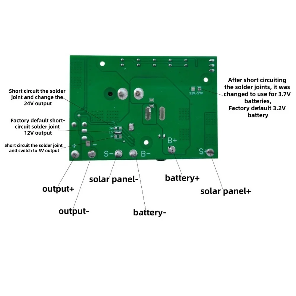 1pc 3.7V  5V 12V 24V 태양열 카메라 마더보드 5A 3.5A 2A 태양광 모니터링 컨트롤러 태양광 애플리케이션용 메인보드