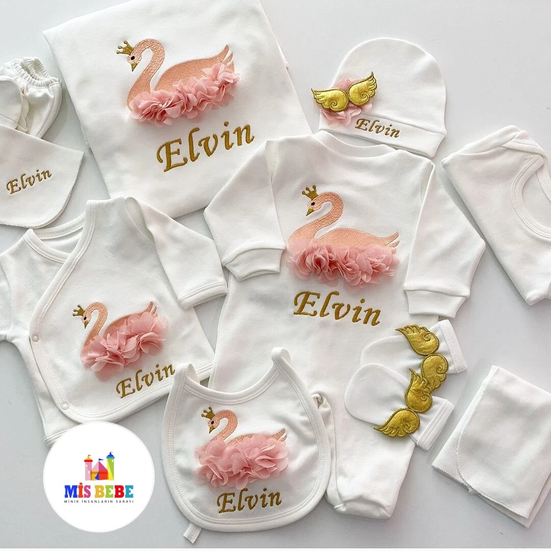 Ropa personalizada para bebés y niñas recién 10 unidades, tela personalizada, conjuntos de segura y saludable|set de ropa| AliExpress