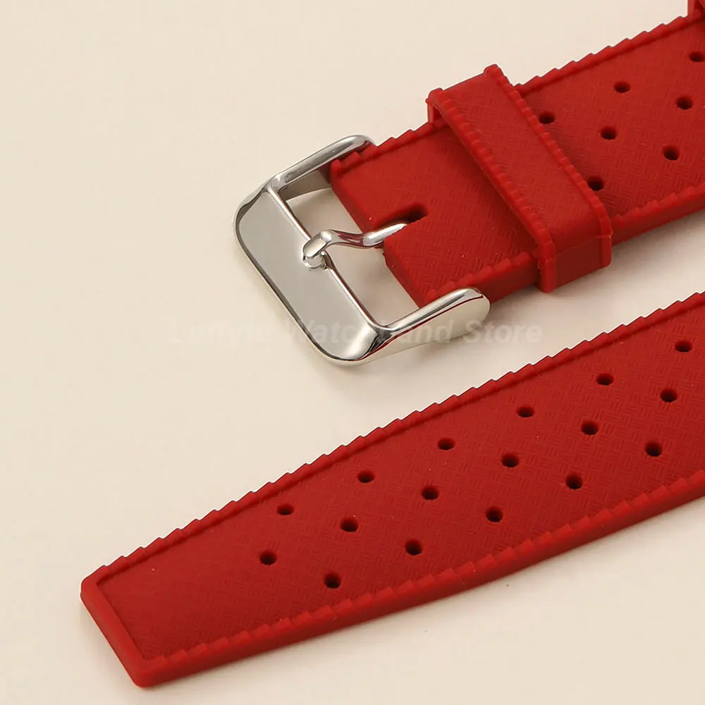 Soft Silicone Quick Release Watch Strap - Comfortable Replacement Wristband