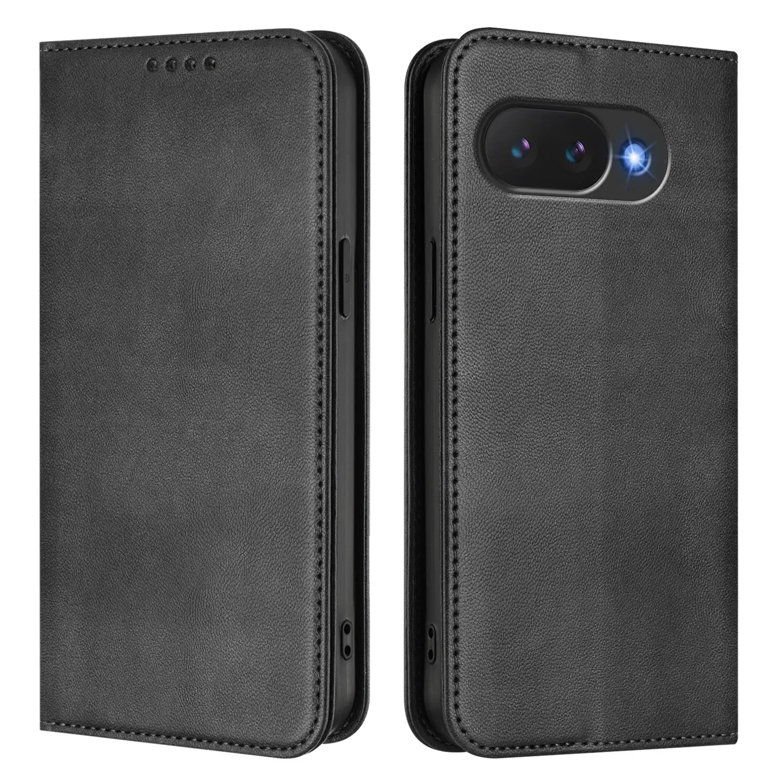 Vintage Magnetic Leather Flip Wallet Phone Case – Premium Back Cover