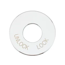 Motorcycle Electric Door Lock Decorative Sticker (Chromium)