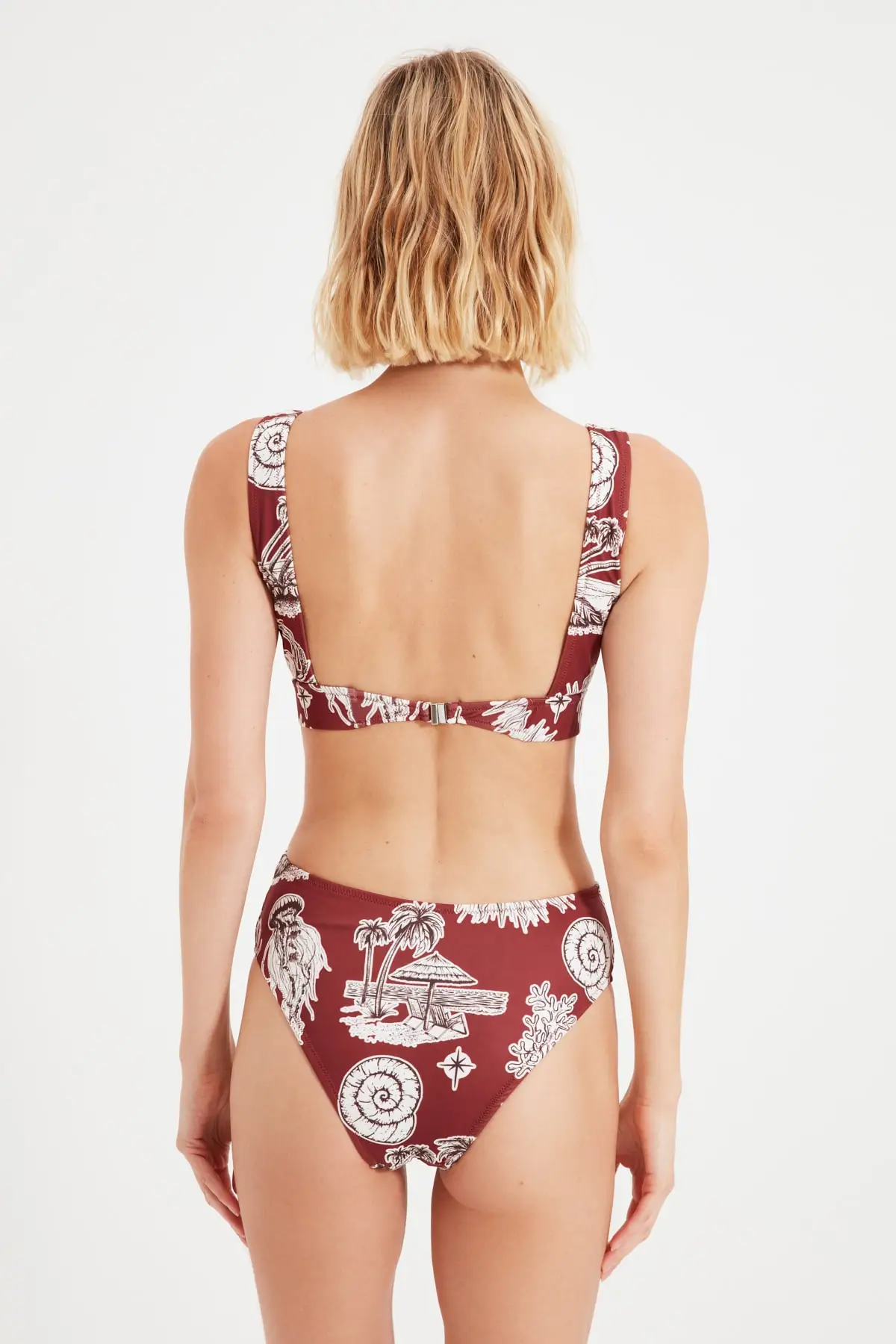 Trendyol Ethnic Pattern Swimwear TBESS21MA0388| | - AliExpress