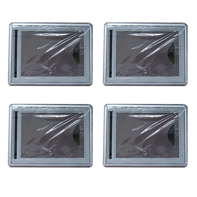 

4X Vintage Lockable Secure Mail Letter Post Box Mailbox Post Box for Home Garden Ornament Decor