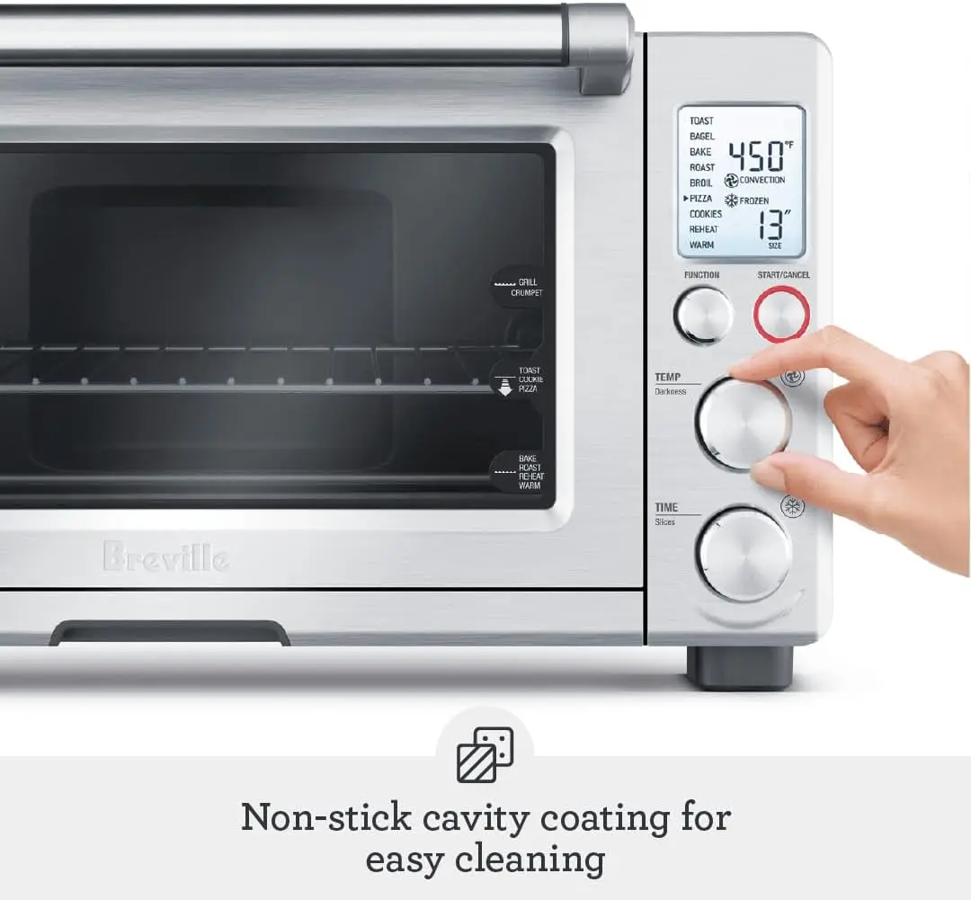 Smart Oven®, Convection Toaster Oven, Small Electric Countertop Oven, BOV800XL, Brushed Stainless Steel 5