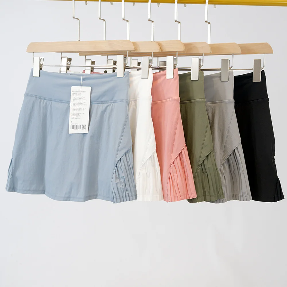 Falda Tul Blanca Mujer Falda Corta Plisada Con Pantalón Interior - Cintura Alta, Con Bolsillos, Ideal Para Tenis, Running Y Deportes De Verano Falda Corta Plisada Mujer