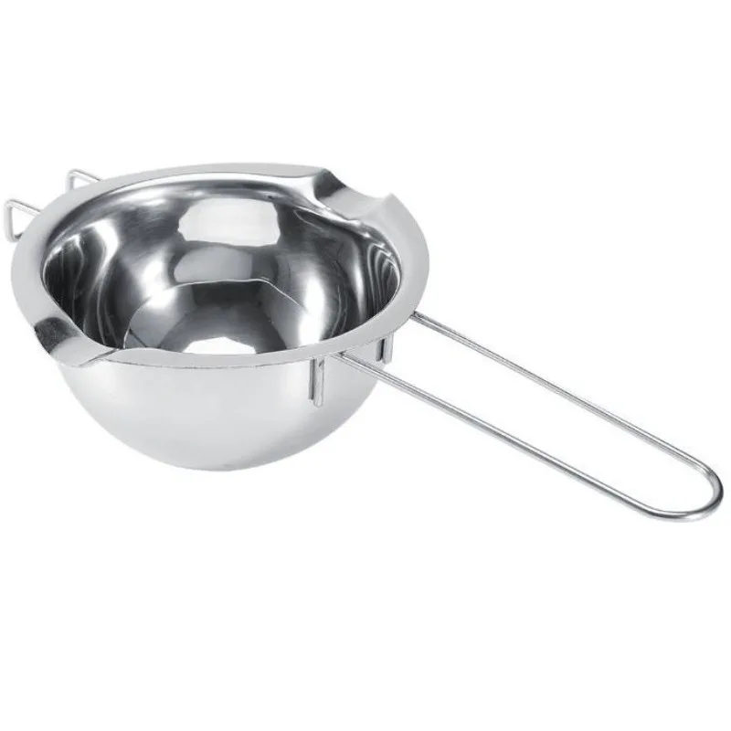 400ml Stainless Steel Candle Melting Pot Food Grade Chocolate Ice Cubes Butter Candy Melting Container Baking and Candle Making melting container
