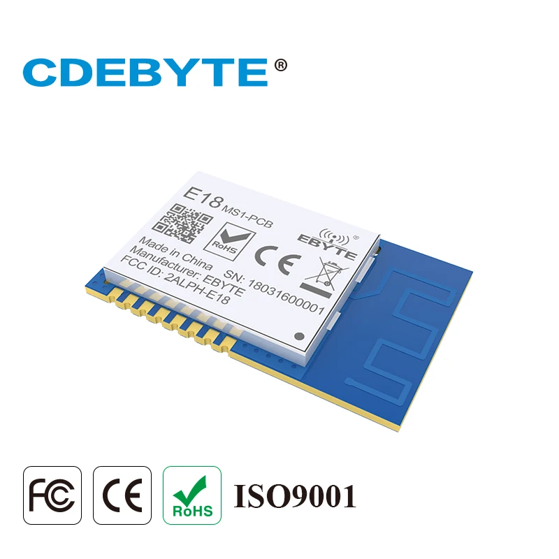 Ebyte E18-MS1-PCB CC2530 zigbee modul 8051 MCU 2.4ghz IO inzerát hoc pletivo sit' frézku terminálu coordinator wirelss transceiver