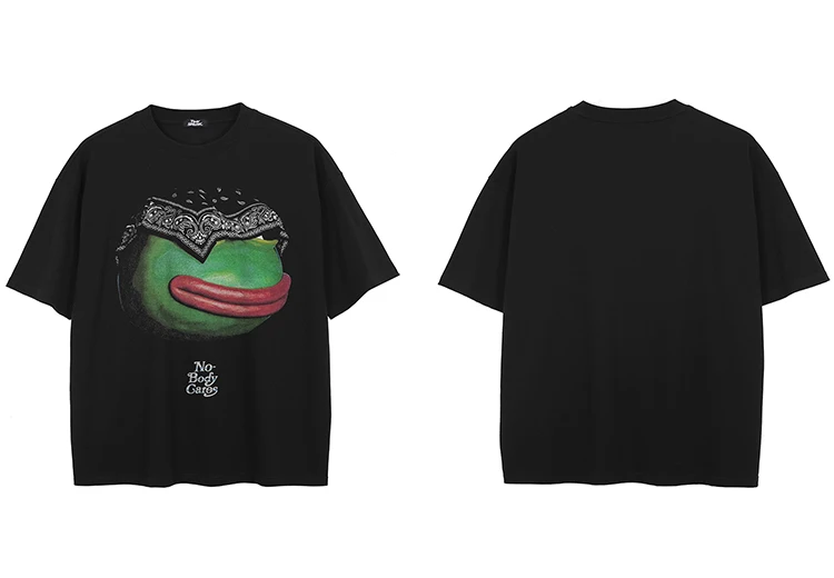 Bandana Frog Graphic T-Shirt S53f5d9f2c67f4427b121ef34ff796ed9M