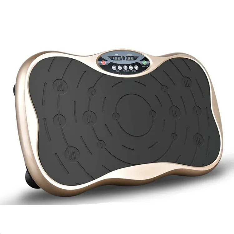 Exercise Machine Slim Whole Body Vibration Platform With Rope Remote Control Button 1-999 Level